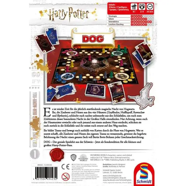 Schmidt Spiele DOG® Harry Potter, Familienspiel Vatertagsangebot