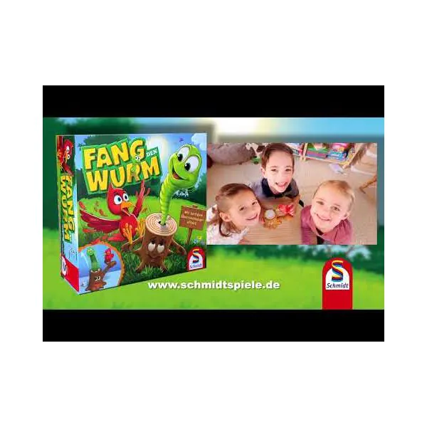 Schmidt Spiele Fang den Wurm, Kinderspiel Jubiläumsangebot