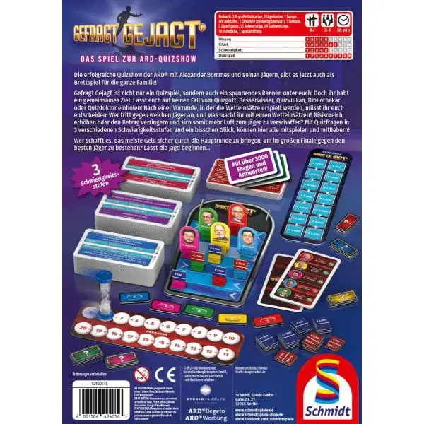 Schmidt Spiele Gefragt Gejagt – Das Brettspiel Große Rabatte
