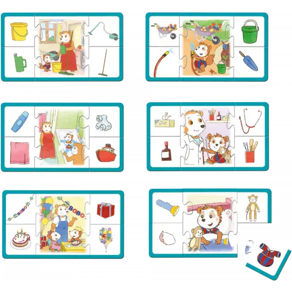 Schmidt Spiele Bobo Siebenschläfer, Was gehört wozu? Riesige Ersparnisse