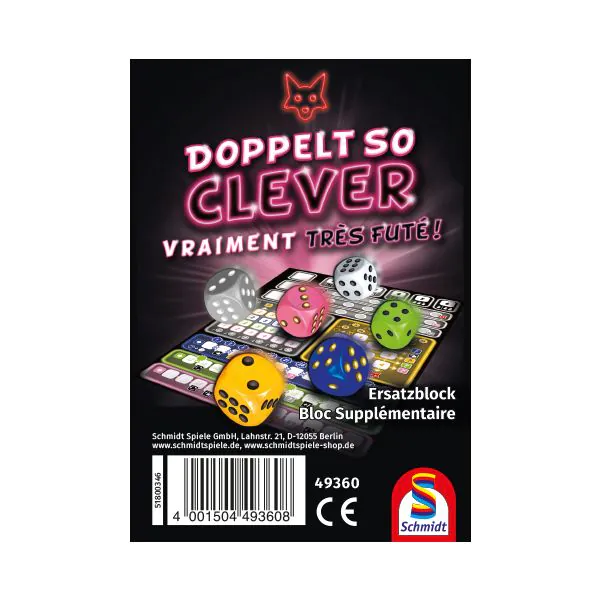 Schmidt Spiele Doppelt so Clever - Ersatzblock (75 Blatt) Clearance-Verkauf