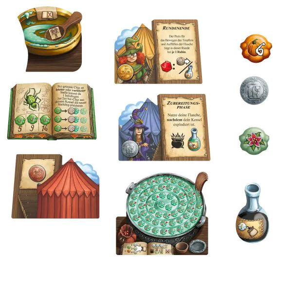 Schmidt Spiele Die Quacksalber von Quedlinburg - Die Kräuterhexen, 1. Erweiterung Begrenzt auf 3 Tage
