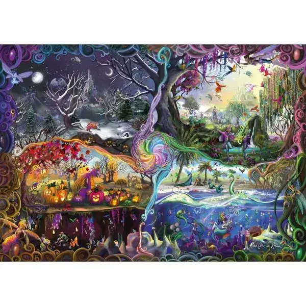 Schmidt Spiele Rose Cat Khan: Portal der vier Reiche, 1.000 Teile Puzzle Versandkostenfrei