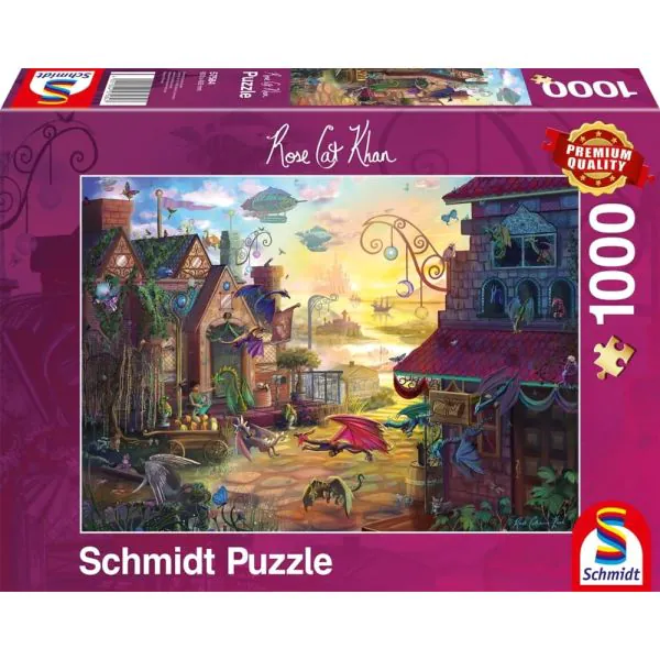 Schmidt Spiele Rose Cat Khan: Drachenpost, 1.000 Teile Puzzle Begrenztes Angebot