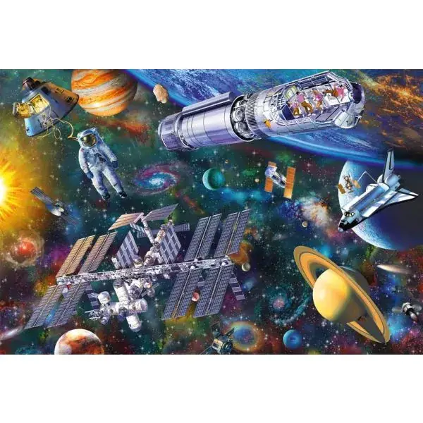 Schmidt Spiele Weltraumspaß, 100 Teile Kinderpuzzle Heißer Verkauf