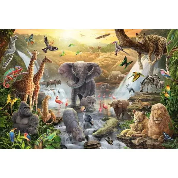Schmidt Spiele Tiere in Afrika, 60 Teile Kinderpuzzle Top Angebot