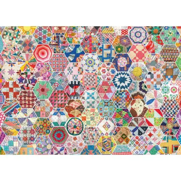 Schmidt Spiele Amerikanischer Patchwork-Quilt, 1.000 Teile Puzzle Exklusive Angebote