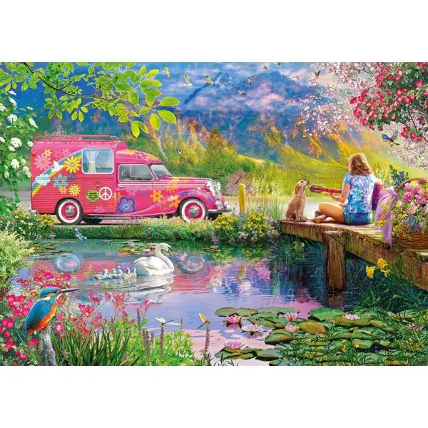 Schmidt Spiele Peace on Earth, 1.000 Teile Puzzle Große Rabatte
