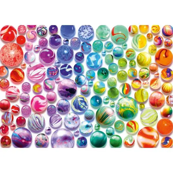 Schmidt Spiele Regenbogen-Murmeln, 1.000 Teile Puzzle Neuheiten