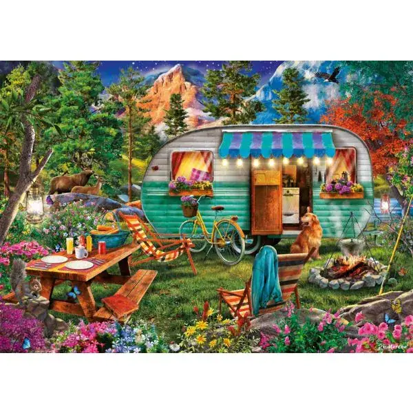 Schmidt Spiele Camper-Romantik, 500 Teile Puzzle Bestseller