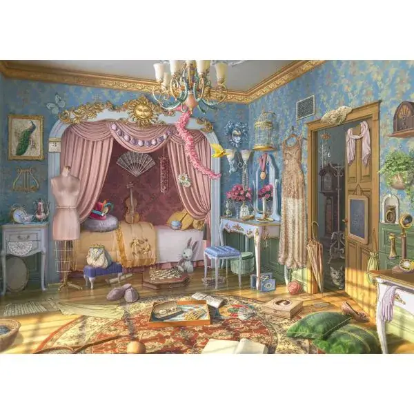 Schmidt Spiele June's Journey: June’s Schlafzimmer, 1.000 Teile Puzzle Sonderangebote
