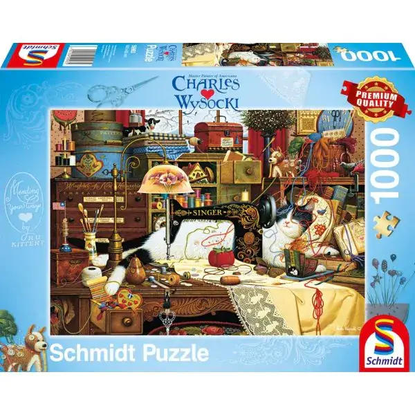 Schmidt Spiele Charles Wysocki: Maggie, die Chaotin, 1.000 Teile Puzzle Wochenangebot