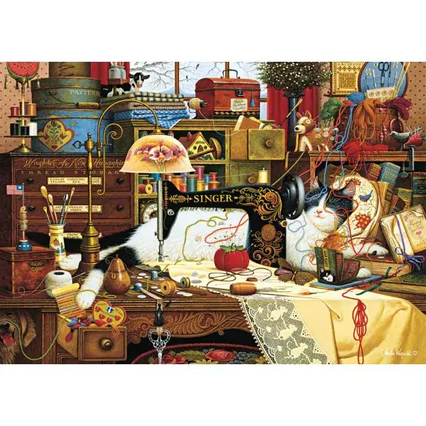 Schmidt Spiele Charles Wysocki: Maggie, die Chaotin, 1.000 Teile Puzzle Wochenangebot