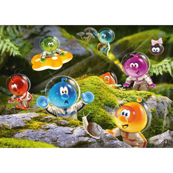 Schmidt Spiele SpaceBubble.Club: Ankunft im Mooswald, 1.000 Teile Puzzle Letzter Tag