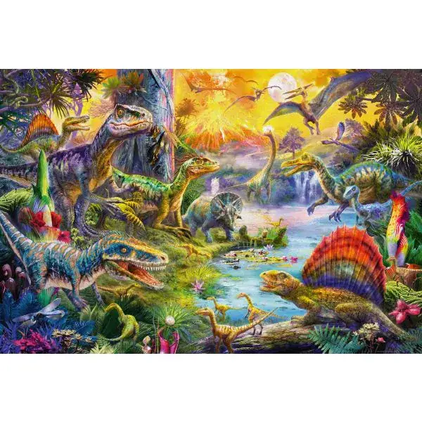Schmidt Spiele Dinosaurier, 60 Teile Kinderpuzzle mit Add-on (Dinosaurier-Figuren-Set) Bis zu 55% Rabatt