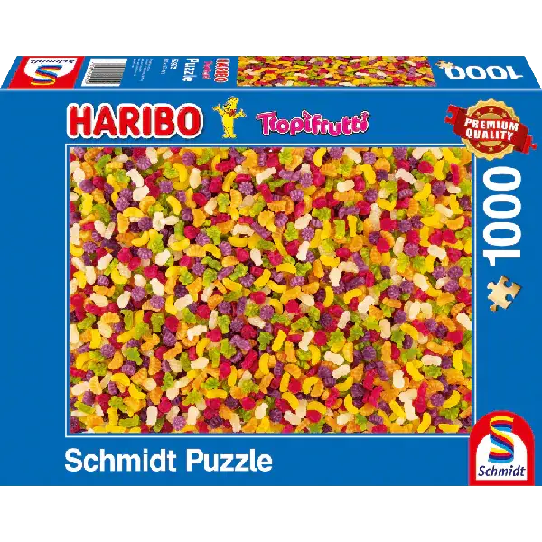 Schmidt Spiele Haribo: Tropifrutti, 1.000 Teile Puzzle Nur noch ein Tag übrig
