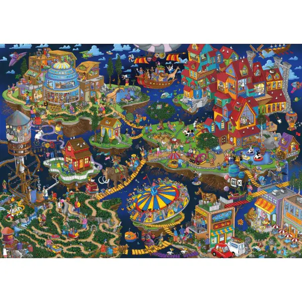 Schmidt Spiele Steve Skelton: Verrückte Welt, 1.000 Teile Puzzle Clearance-Verkauf