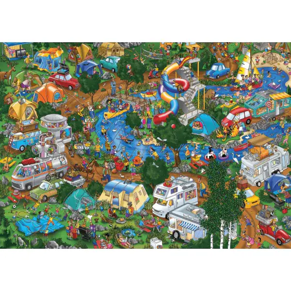 Schmidt Spiele Steve Skelton: Auszeit vom Alltag, 1.000 Teile Puzzle Begrenzt auf 3 Tage