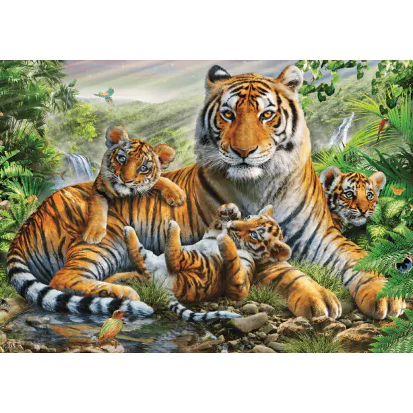 Schmidt Spiele Tiger und Welpen, 1.000 Teile Puzzle Fabrikverkauf