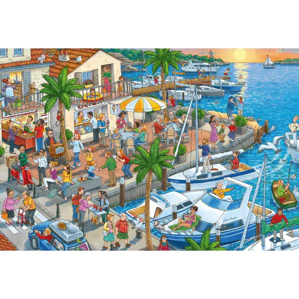 Schmidt Spiele Wo ist das kleine Segelboot? 3x24 Teile Kinderpuzzle Kostenloser Versand
