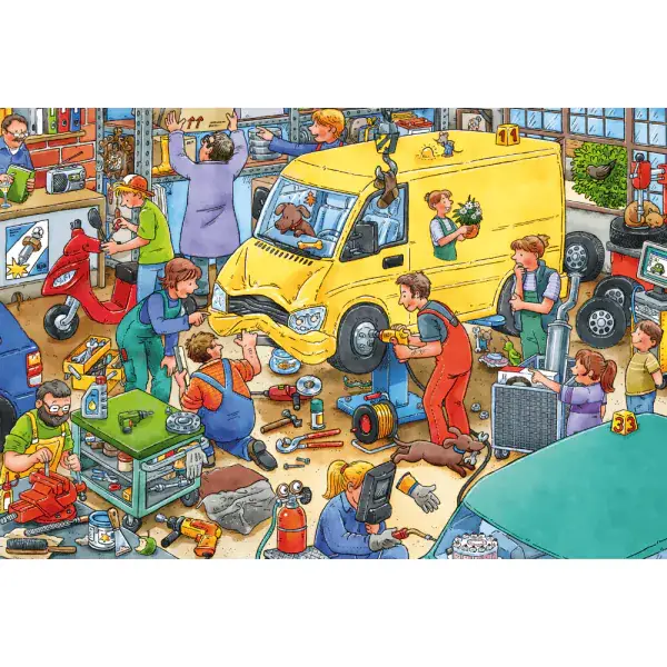 Schmidt Spiele Wo ist die kleine Bohrmaschine? 3x24 Teile Kinderpuzzle Limitierter Zeitrabatt