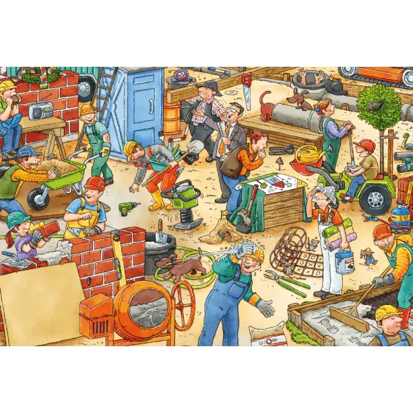 Schmidt Spiele Wo ist die kleine Bohrmaschine? 3x24 Teile Kinderpuzzle Limitierter Zeitrabatt