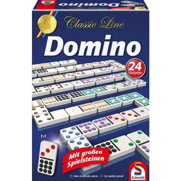 Schmidt Spiele Domino mit extra großen Spielsteinen Vatertagsangebot