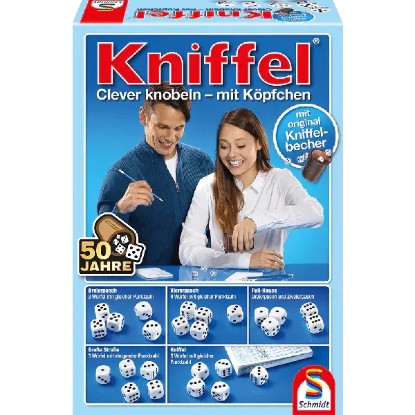 Schmidt Spiele Kniffel® mit original Kniffelbecher Räumungsverkauf