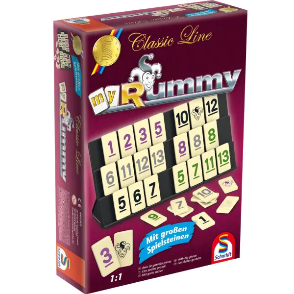 Schmidt Spiele MyRummy® mit großen Spielfiguren Letzte 2 Tage