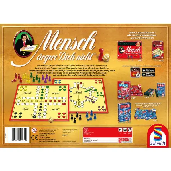 Schmidt Spiele Mensch ärgere Dich nicht® – Gold-Edition Zeitbegrenzte Promotion
