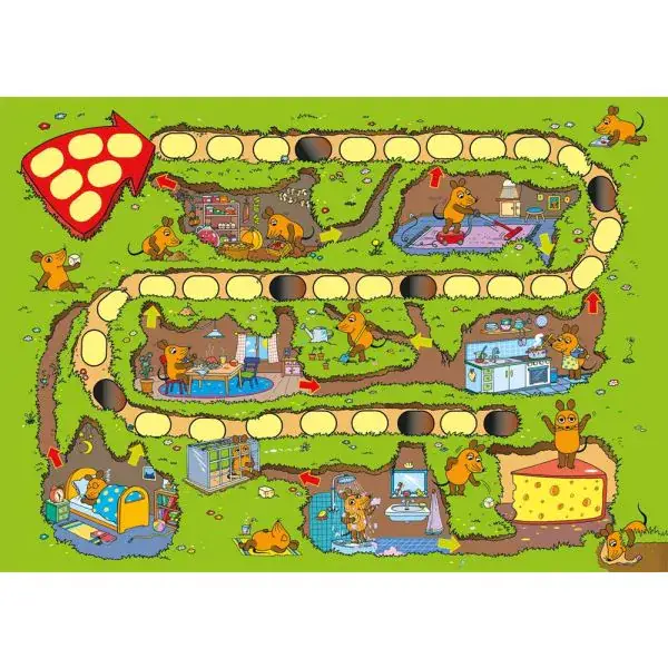 Schmidt Spiele Die Maus: Die Mausefalle, Kinderspiel Vierteljährliche Förderung