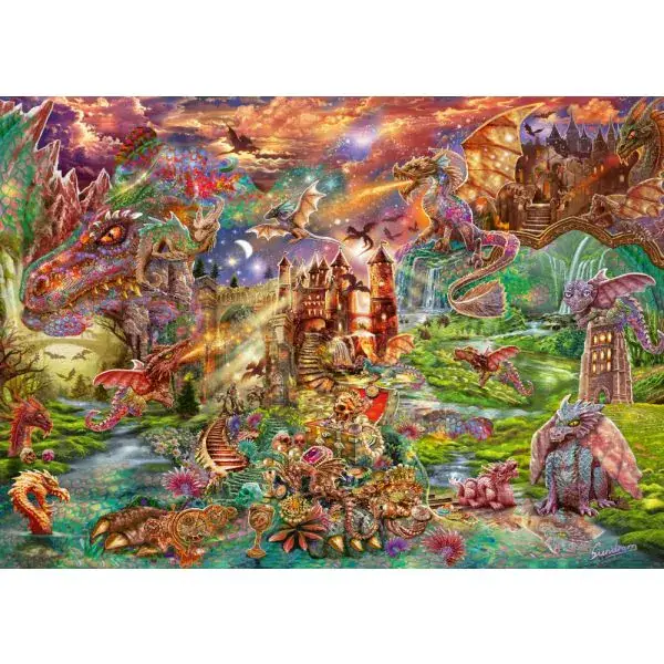 Schmidt Spiele Steve Sundram: Der Schatz der Drachen, 2.000 Teile Puzzle Black Friday Preise