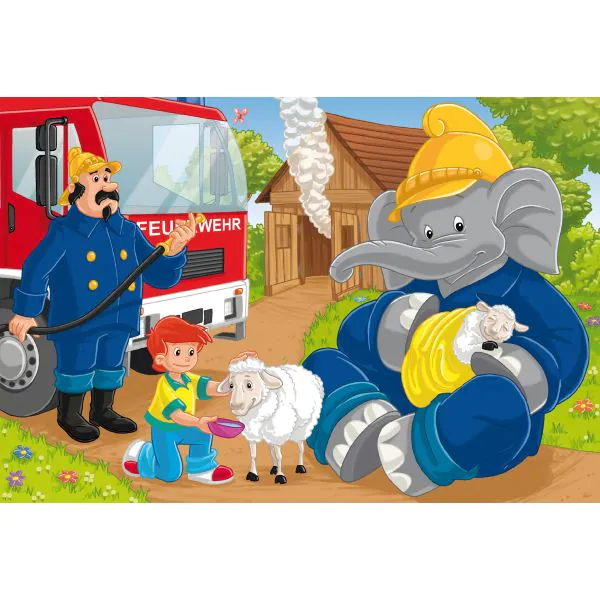 Schmidt Spiele Benjamin Blümchen: In Aktion, 3x24-teiliges Kinderpuzzle Outlet
