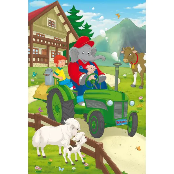 Schmidt Spiele Benjamin Blümchen: In Aktion, 3x24-teiliges Kinderpuzzle Outlet