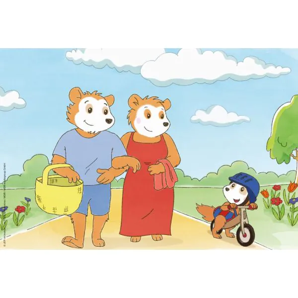 Schmidt Spiele Bobo Siebenschläfer: Auf ins Abenteuer, 3x48 Teile Kinderpuzzle im Angebot