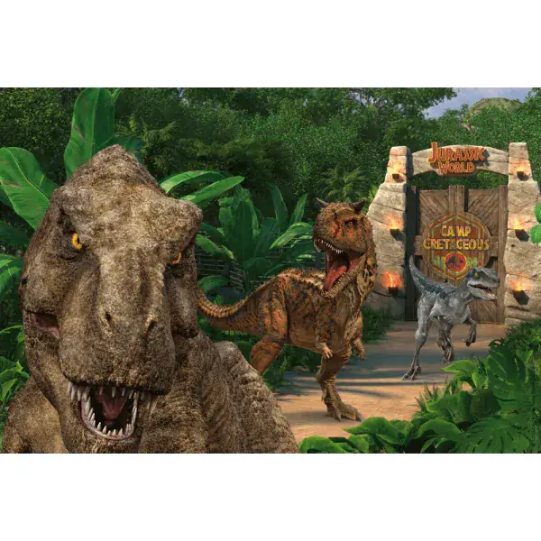 Schmidt Spiele Jurassic World: Camp Cretaceous - Abenteuer auf Isla Nublar, 3x48 Teile Kinderpuzzle Fabrikverkauf