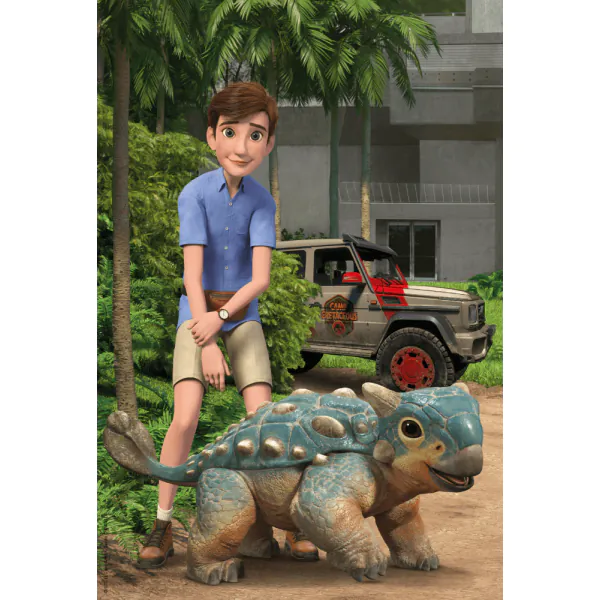 Schmidt Spiele Jurassic World: Camp Cretaceous - Abenteuer auf Isla Nublar, 3x48 Teile Kinderpuzzle Fabrikverkauf
