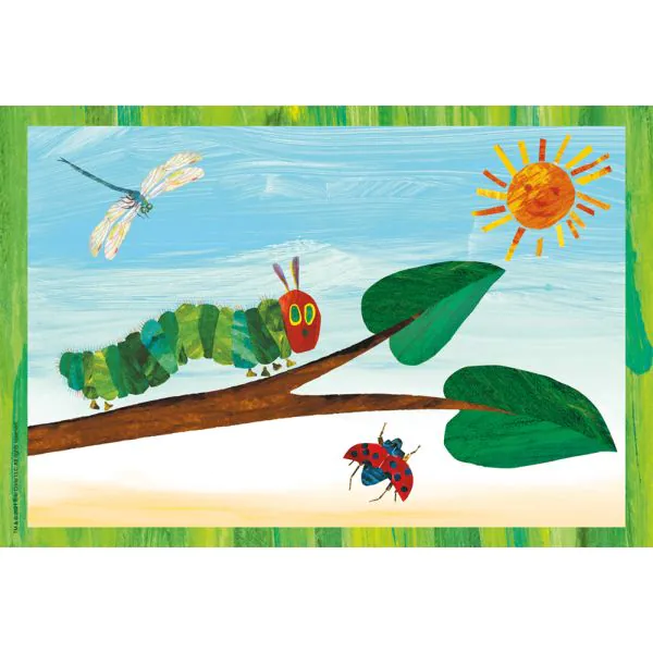 Schmidt Spiele Die kleine Raupe Nimmersatt: Raupe-Kokon-Schmetterling, 3x24 Teile Kinderpuzzle Kostenloser Versand