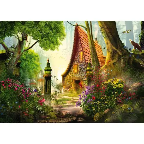 Schmidt Spiele Georgia Fellenberg: Haus auf der Lichtung, 1.000 Teile Puzzle Fabrikpreis