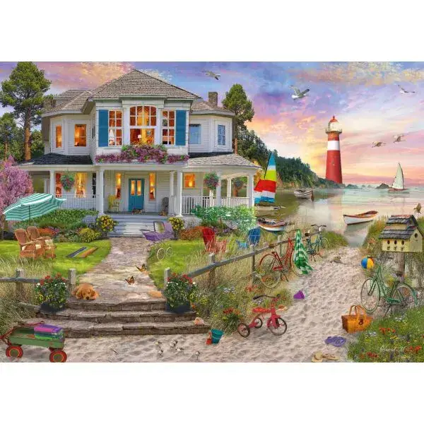 Schmidt Spiele Das Strandhaus, 1.000 Teile Puzzle Rabatt