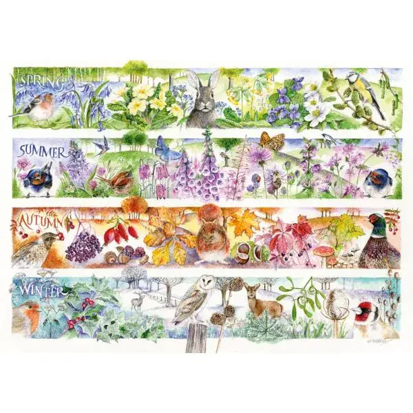 Schmidt Spiele Jahreszeiten, 1.000 Teile Puzzle Günstig kaufen