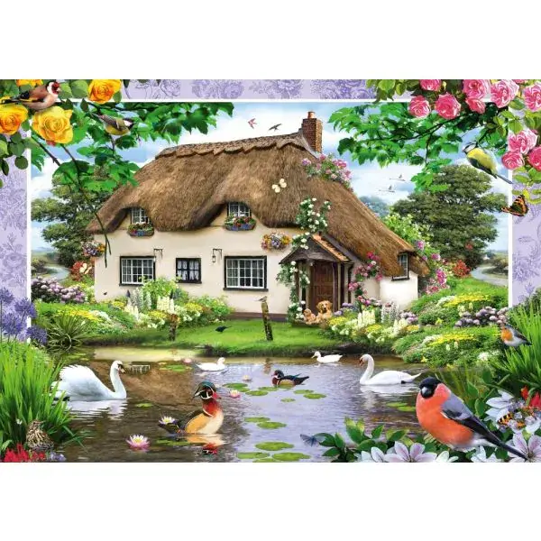 Schmidt Spiele Romantisches Landhaus, 500 Teile Puzzle Online Shopping