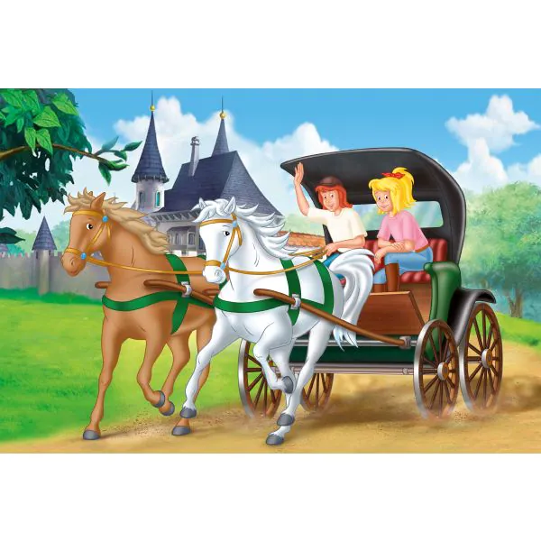 Schmidt Spiele Bibi & Tina: Kutschfahrt, 150 Teile Kinderpuzzle Vatertagsangebot