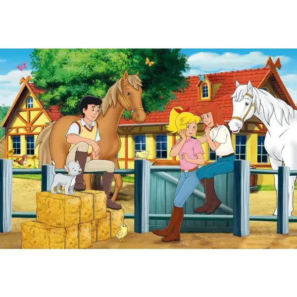 Schmidt Spiele Bibi & Tina: Auf dem Martinshof, 100 Teile Kinderpuzzle Lagerräumung