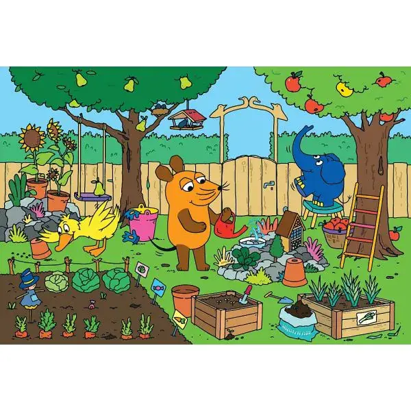 Schmidt Spiele Die Maus: Ein Tag mit der Maus, 3x48 Teile Kinderpuzzle Online Outlet