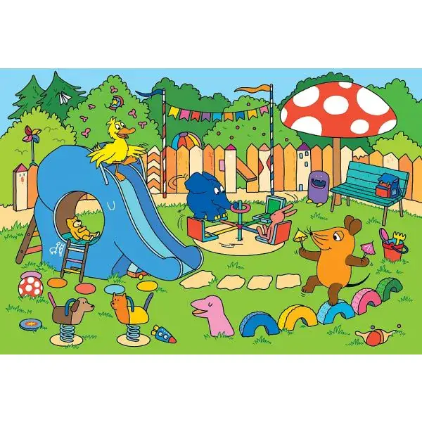 Schmidt Spiele Die Maus: Ein Tag mit der Maus, 3x48 Teile Kinderpuzzle Online Outlet