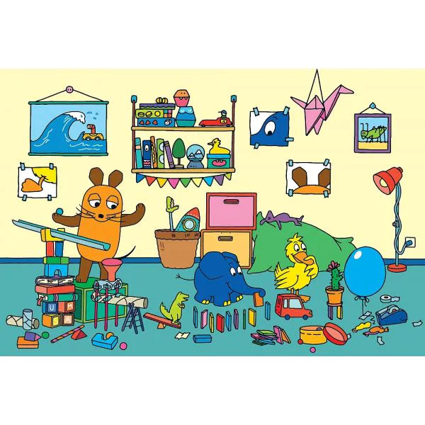 Schmidt Spiele Die Maus: Ein Tag mit der Maus, 3x48 Teile Kinderpuzzle Online Outlet