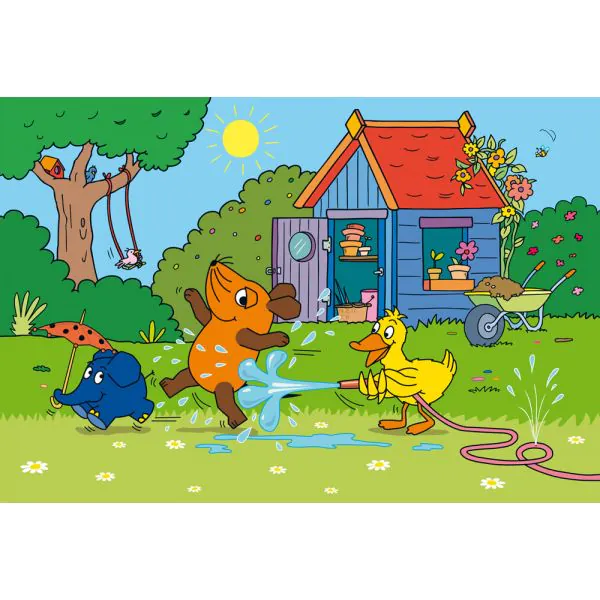 Schmidt Spiele Die Maus: Viel Spaß mit der Maus, 3x48-teiliges Kinderpuzzle Neuheiten