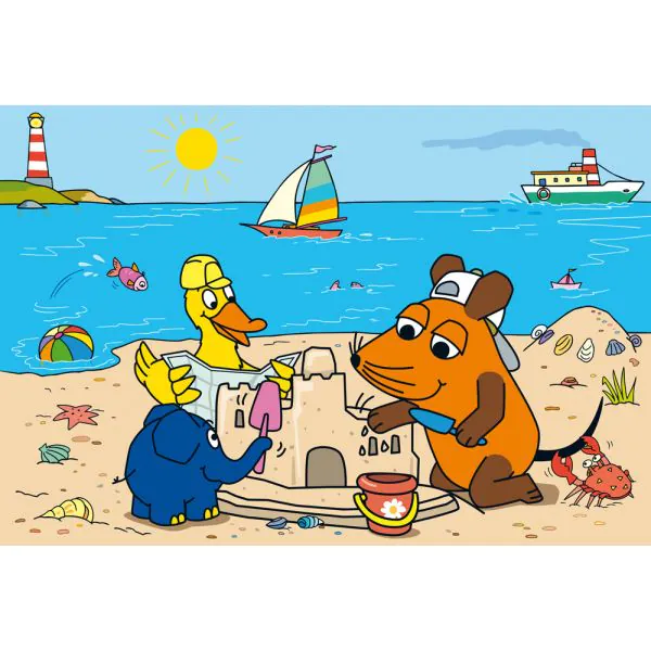 Schmidt Spiele Die Maus: Gute Freunde, 3x24-teiliges Kinderpuzzle Bestseller