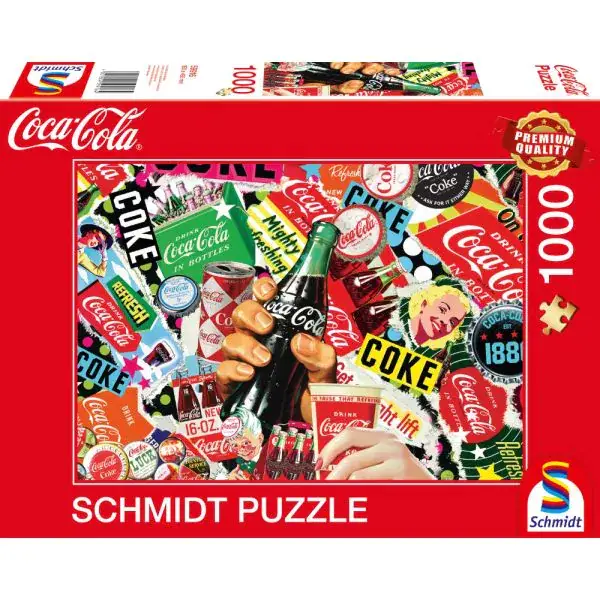 Schmidt Spiele Coca Cola: is it!, 1.000 Teile Puzzle Kauf eins, bekomm eins gratis